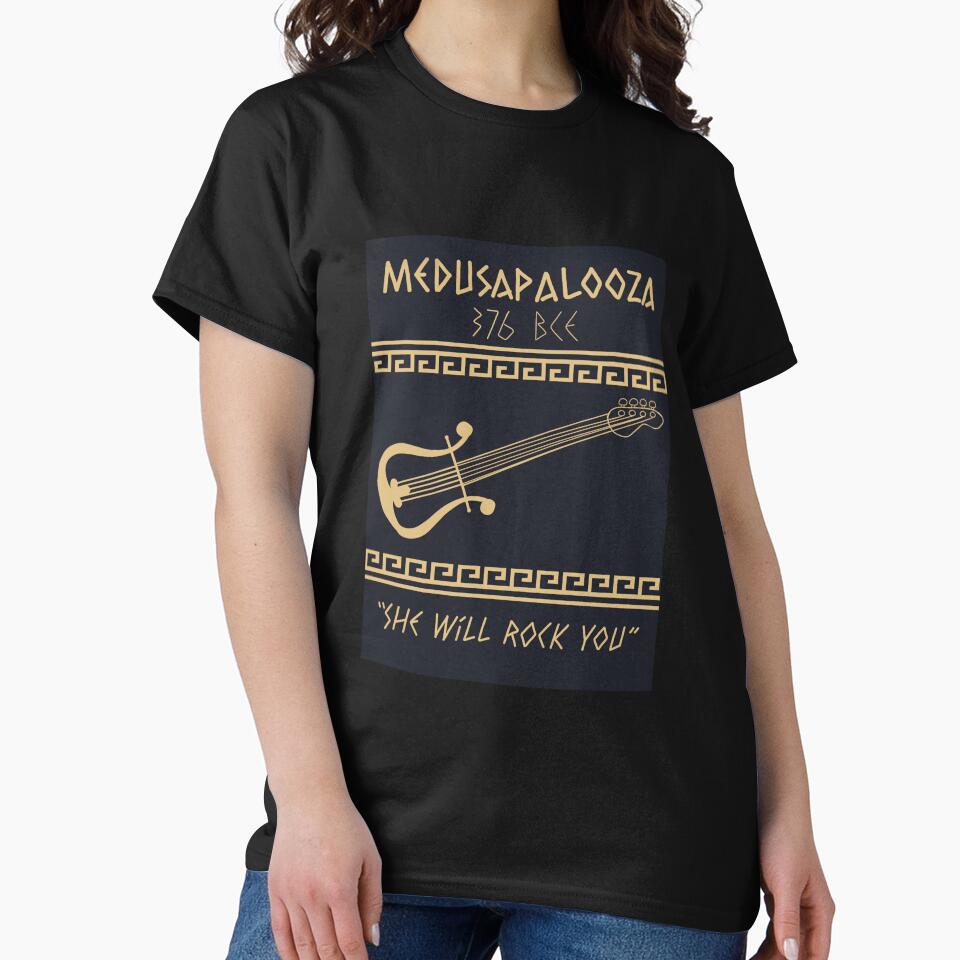 Medusa Palooza (Navy/Gold Colorway) by Silly Goose Studios