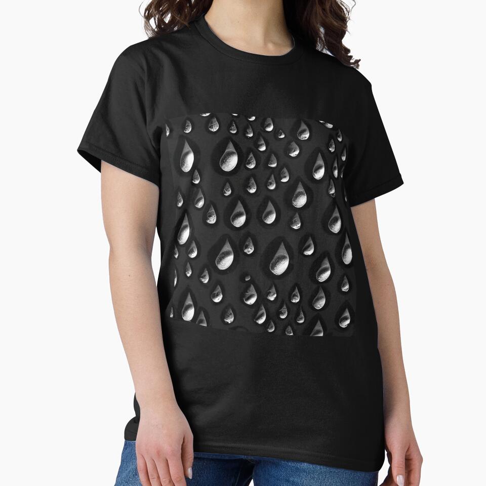 Printed image of sparkling water drops v3 by JaReVa