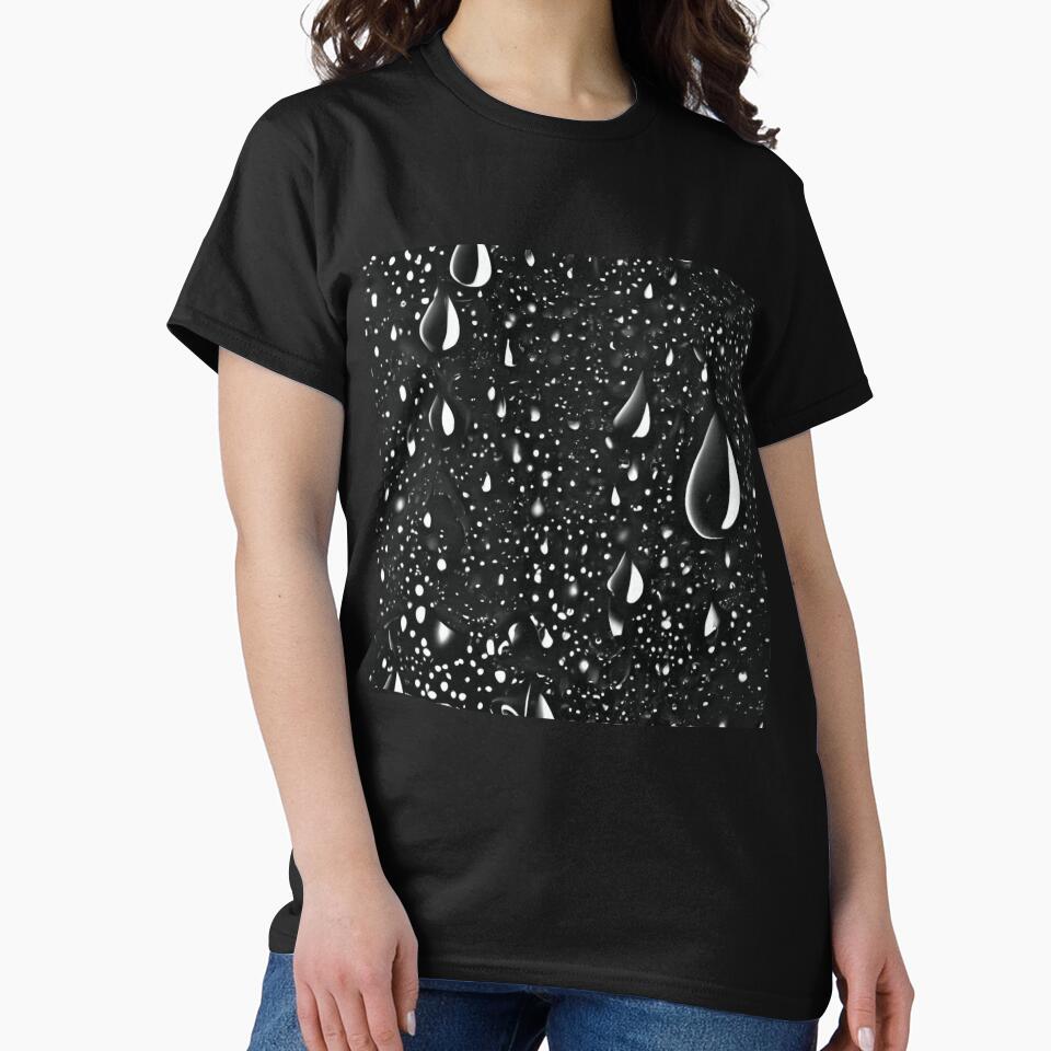 Printed image of sparkling water drops by JaReVa