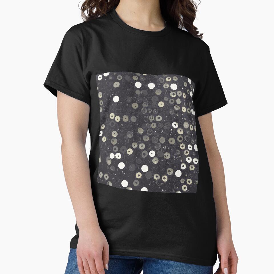 Printed image of sparkling abstract sequins by JaReVa