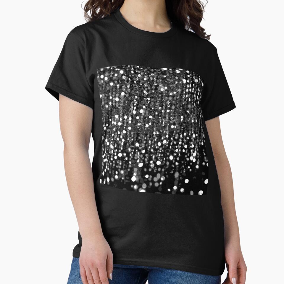 Printed image of shining glitter and sequins by JaReVa