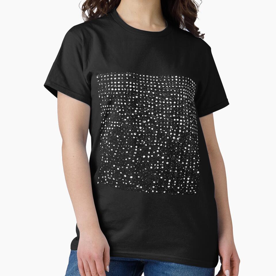 Printed image of sparkling black sequins v3 by JaReVa