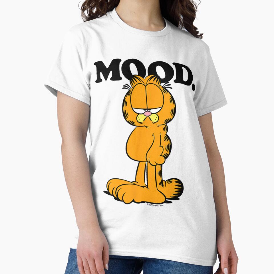 Garfield Mood Relatable Grumpy Face Funny Meme by JosePres