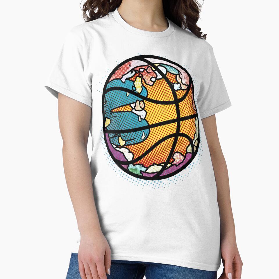 Classic Basketball T-Shirt Design" by Dzblack
