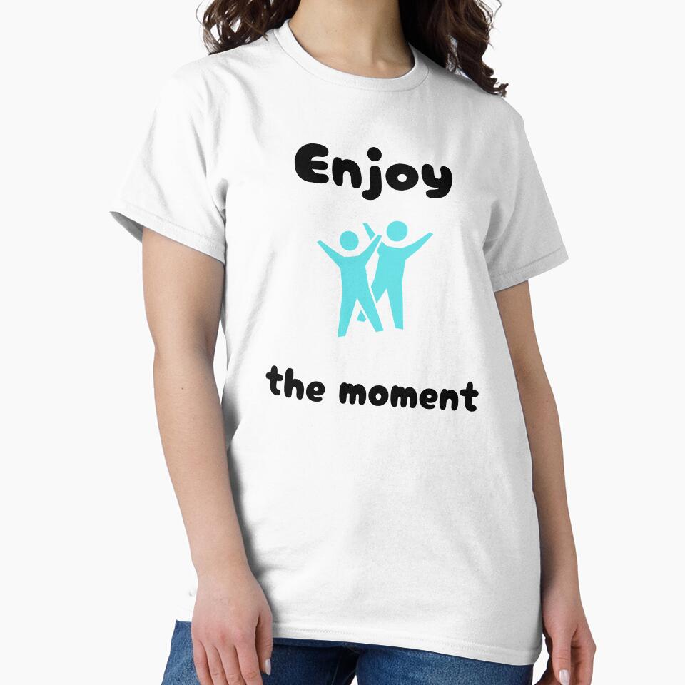 Enjoy the moment happy statement by GinnyGi