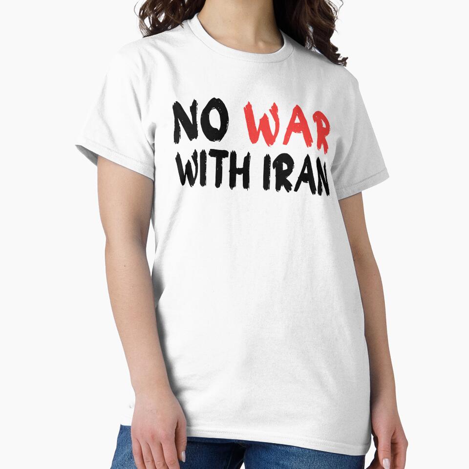 No War With Iran Anti War Protest Peace Activist Stop War Statement Political Peace Graphic by Kovav