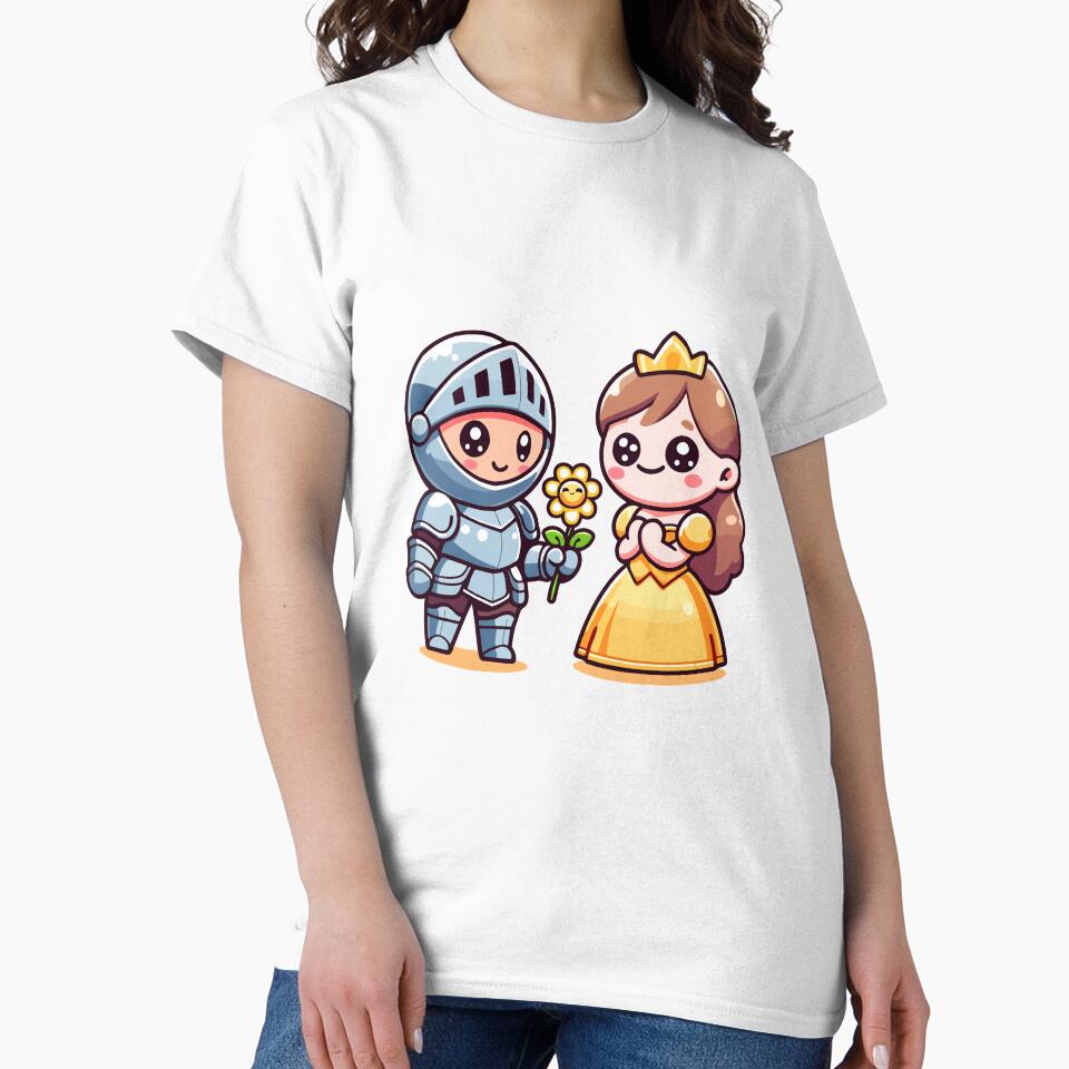 Adorable Knight and Princess - Kawaii Medieval Romance by Akioos
