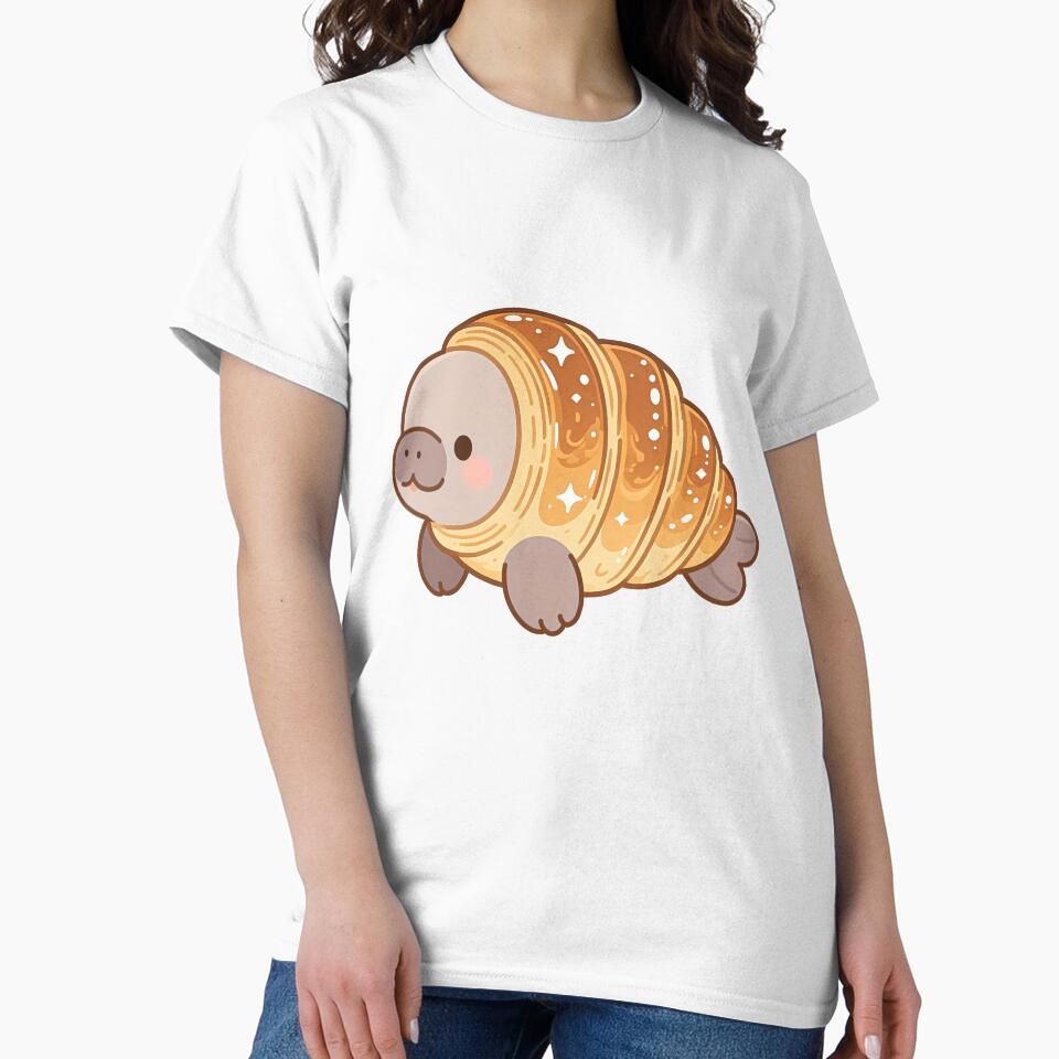 Croissant Manatee by Kimicute