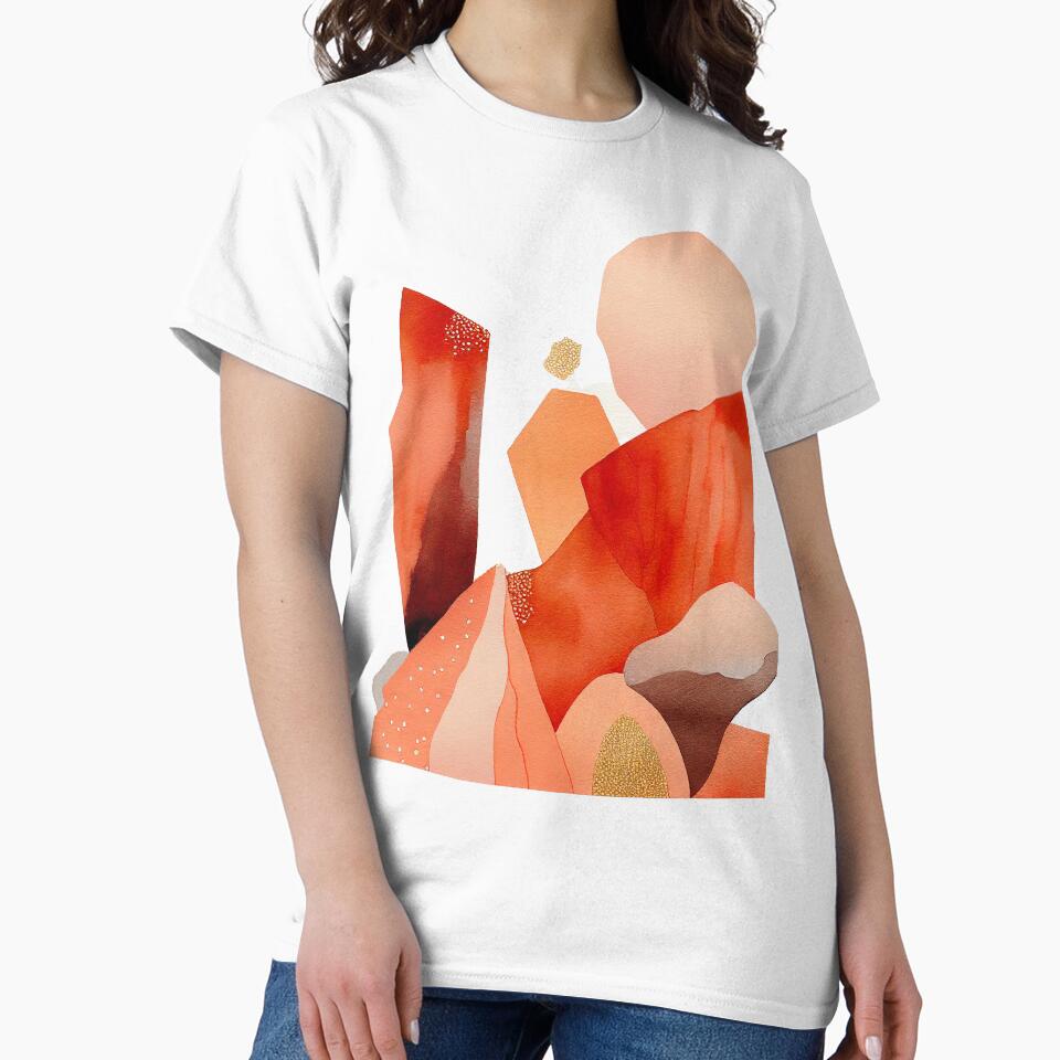 Watercolor Painting Abstract Japandi Design by Christophe Henin