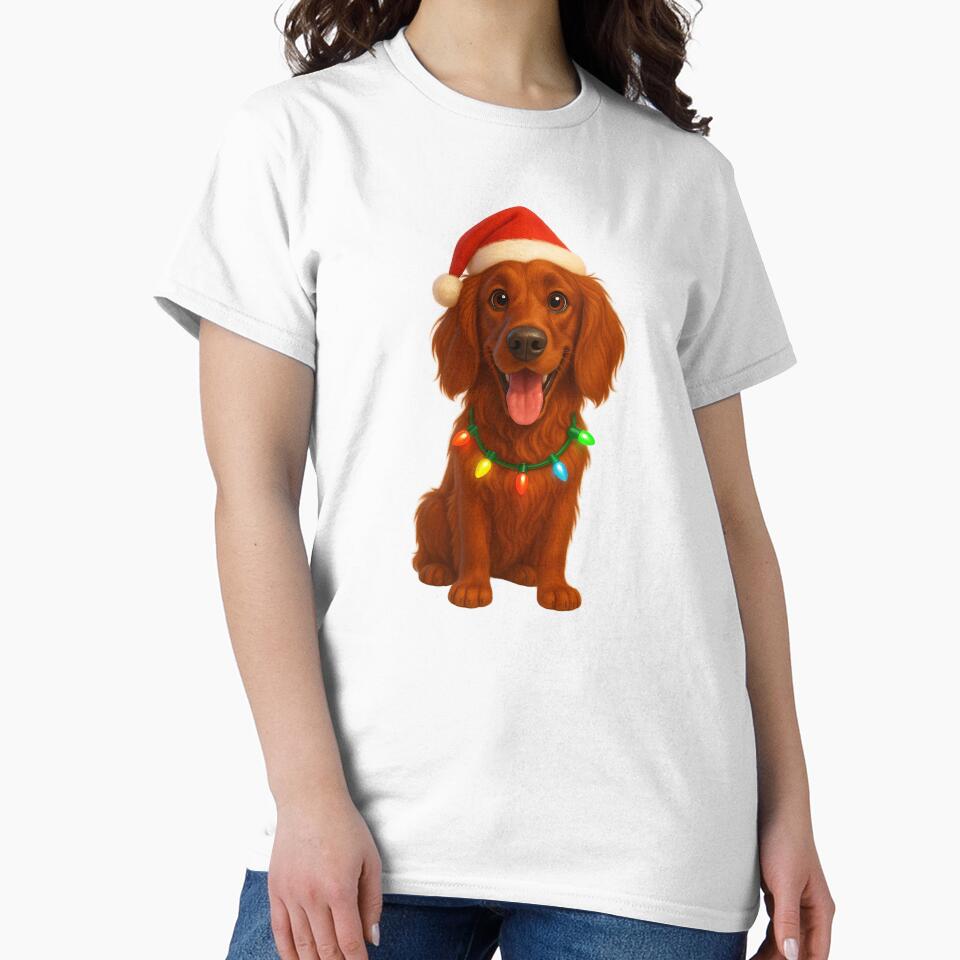 Christmas Irish Setter by Sillytoe