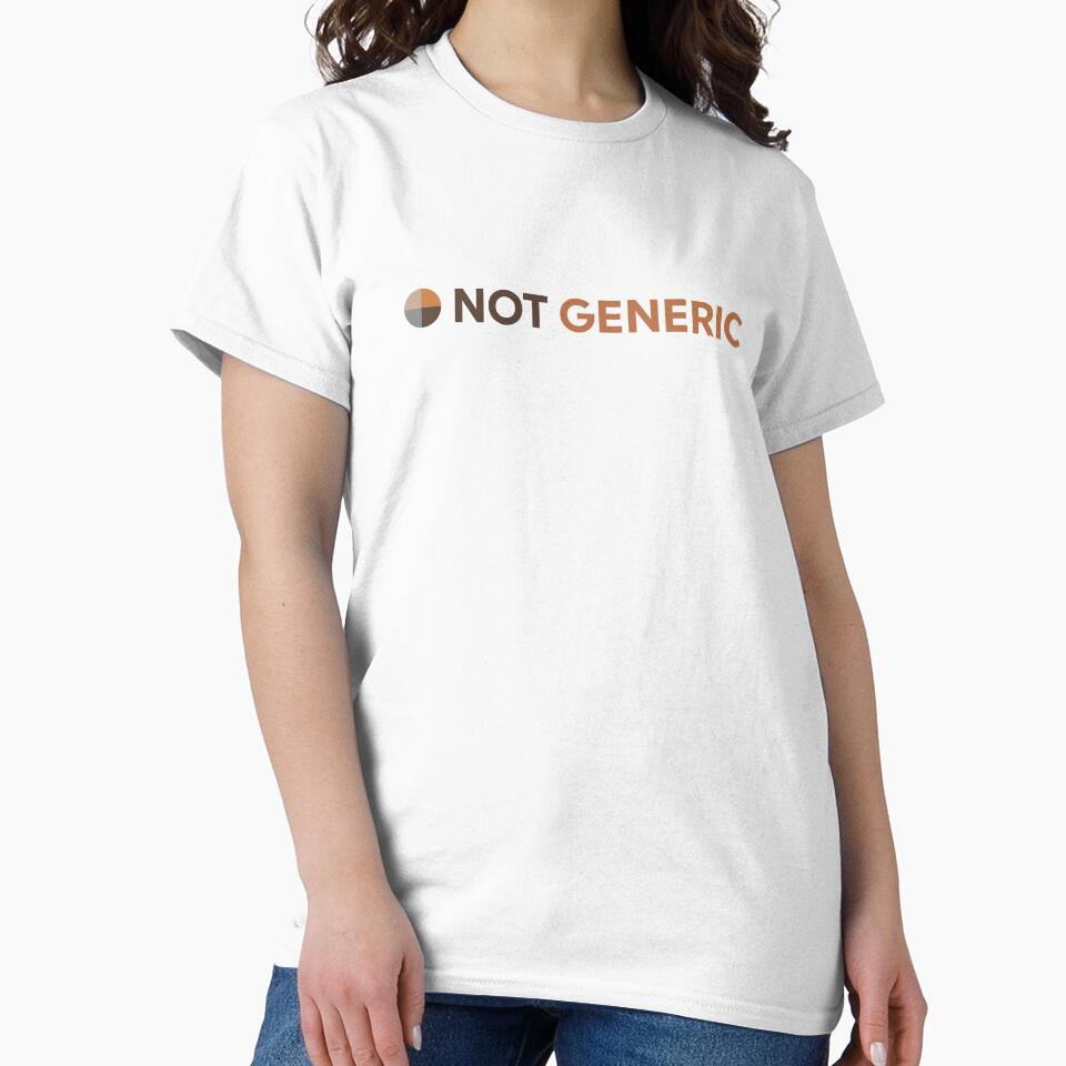 Not Generic Minimal Statement Typography Design by vizzionary