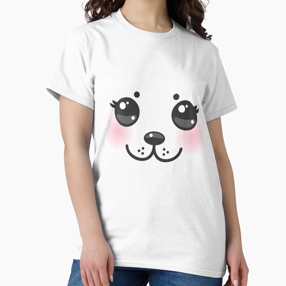 Kawaii Animal Face by M3G4MERCH