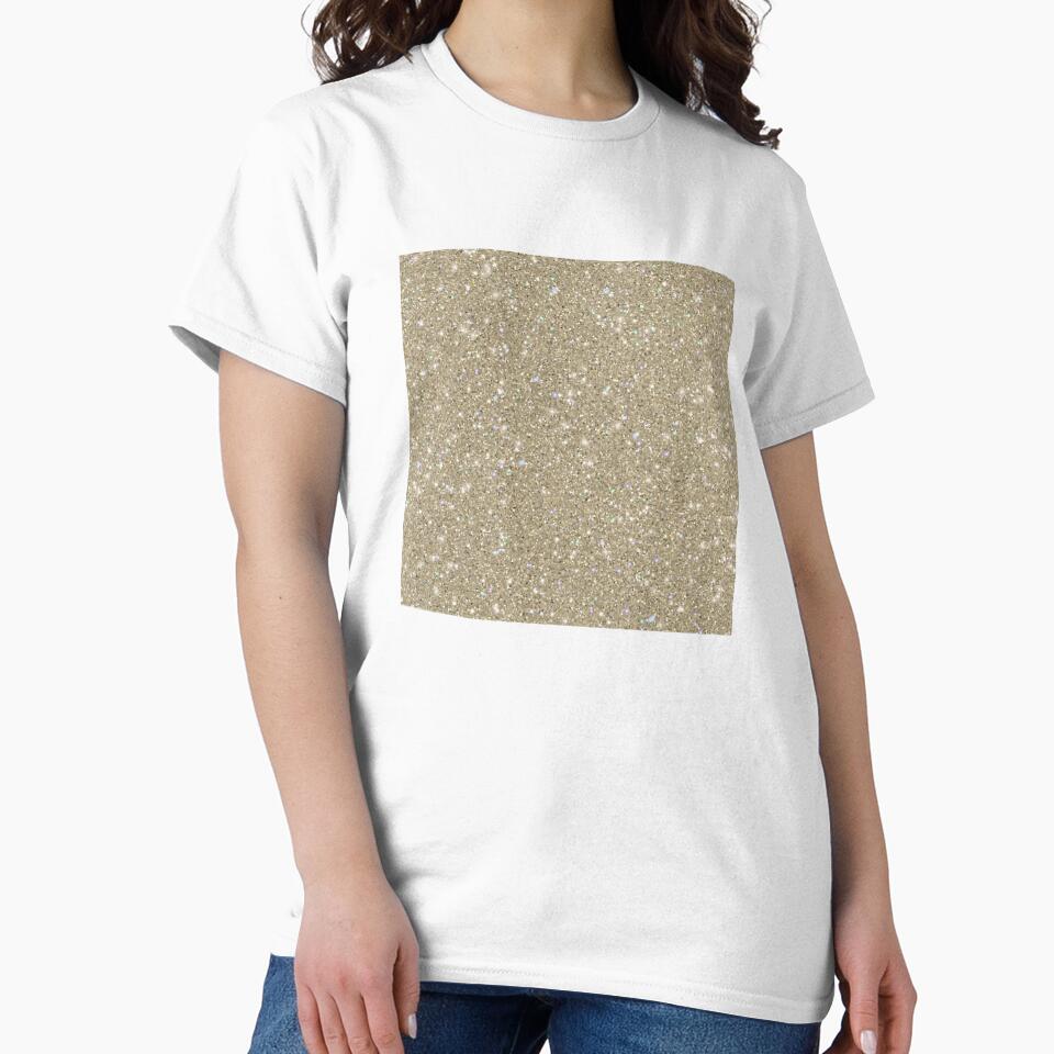 Printed image of sparkling golden glitter v14 by JaReVa