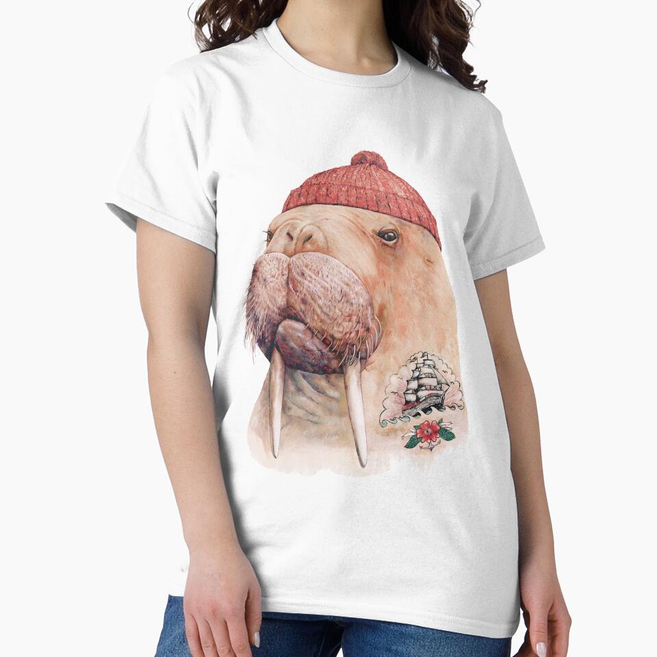 Tattooed Walrus (Red) by AnimalCrew