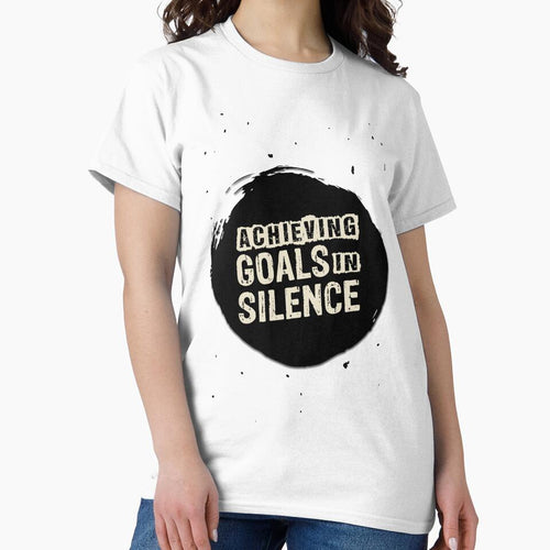 Achieving Goals in silence Inspirational Motivational Quote by creativeideaz