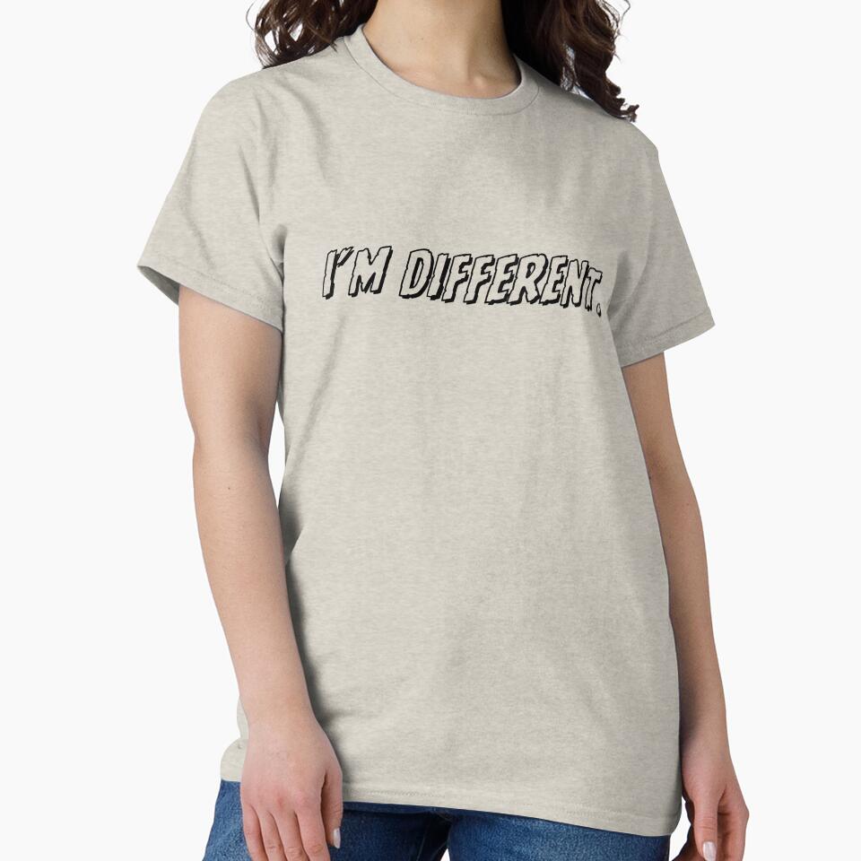 I'm Different Tshirt And Accessories by TrinitiWorks