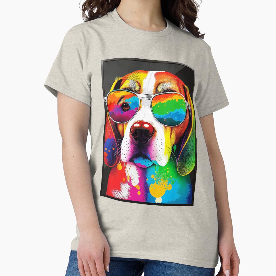 Dog beagle,funny cute decorative beagle for dog lovers by RSDESIGNSteam