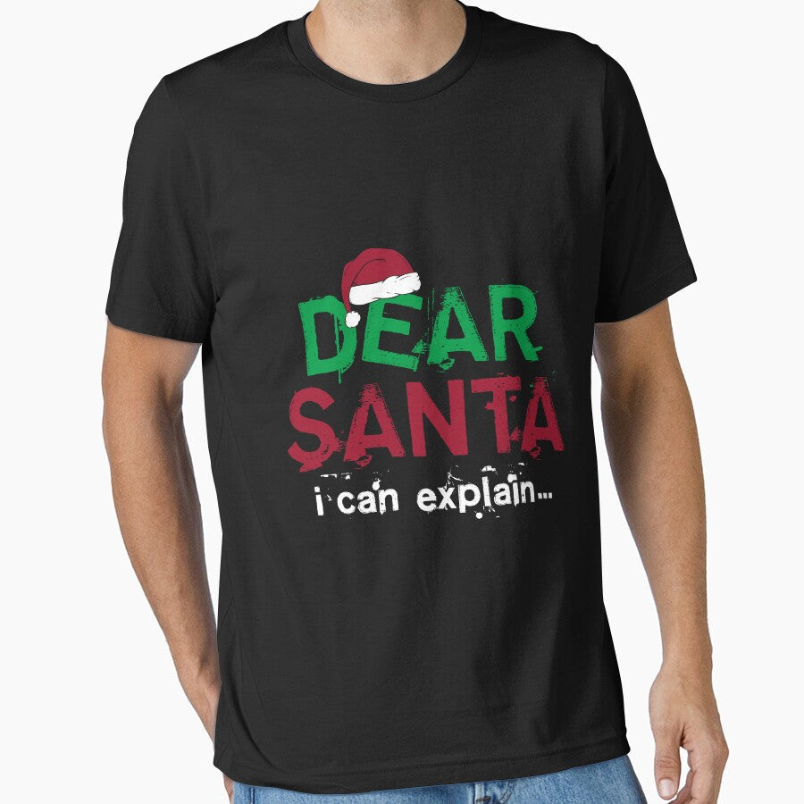 Dear Santa I Can Explain Christmas Holiday T Shirt Sale by q4success