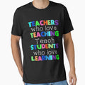 English Teacher T-Shirt Teacher Who Love Teaching by rieriecoils1