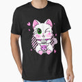 Kawaii Bubble Tea Neko Cat Pink Tapioca Boba Kitty by ZNOVANNA