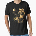 Pitbull Howling At The Moon Wolves Meme Mystic Nature Wildlife by jakaun