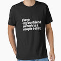 I love my boyfriend so here is a couple t-shirt. by WittyChest