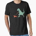 Cute Dachshund Dinosaur Funny Wiener Dog by BernardMurray