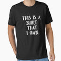 This is a shirt that I own sarcasm by Captain-Jackson
