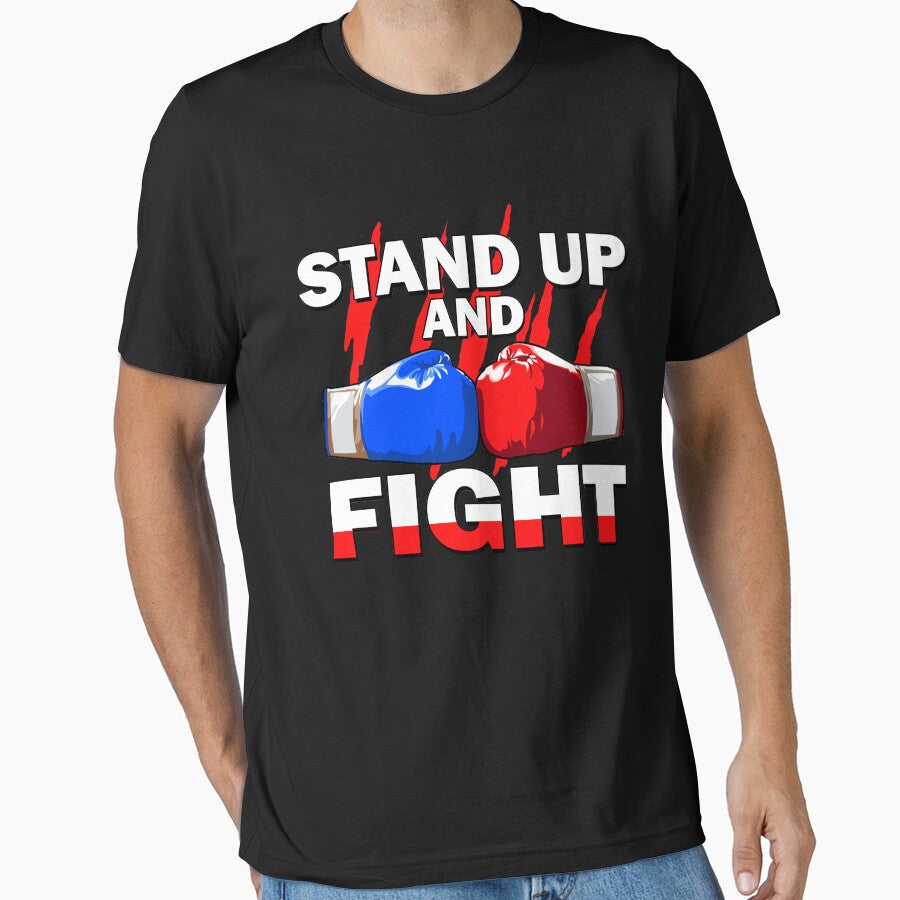 Stand up and fight! T-shirt, Sticker! by Cristian Stefan