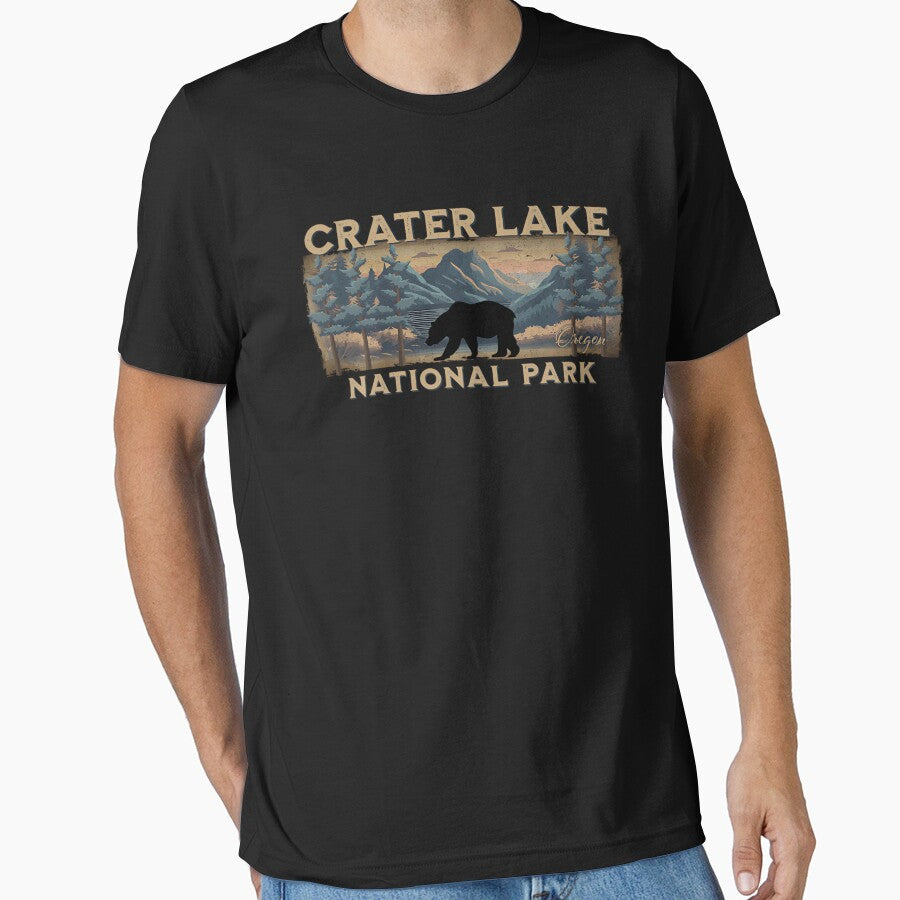Vintage Crater Lake National Park Oregon Novelty Souvenir by Marguritesuzy