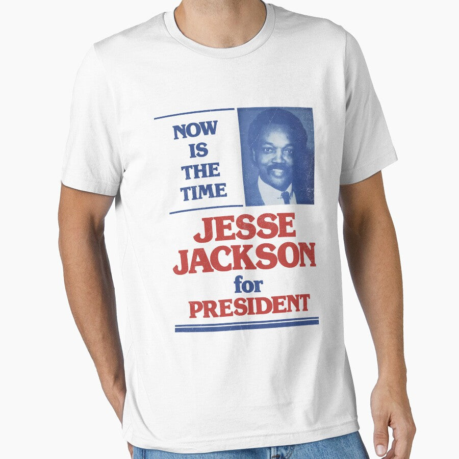 JESSE JACKSON FOR PRESIDENT - vintage election campaign slogan by ToruandMidori