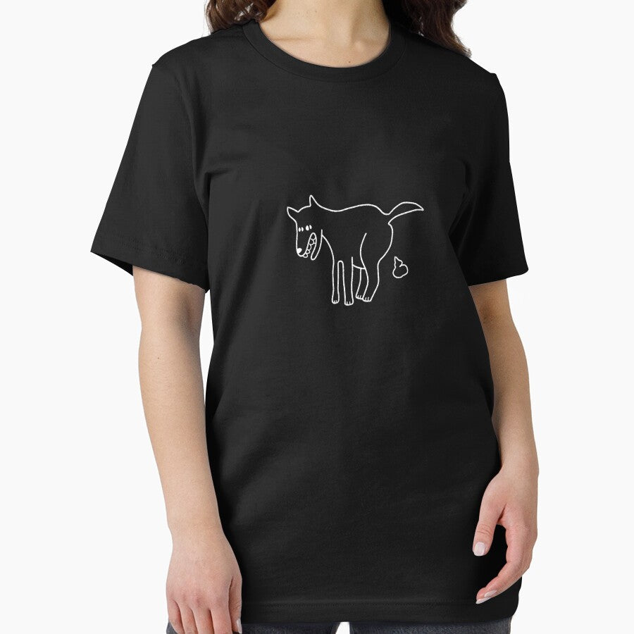 dog taking a shite. ''inspired'' by shirt ed gamble wore on taskmaster by porcelainstain