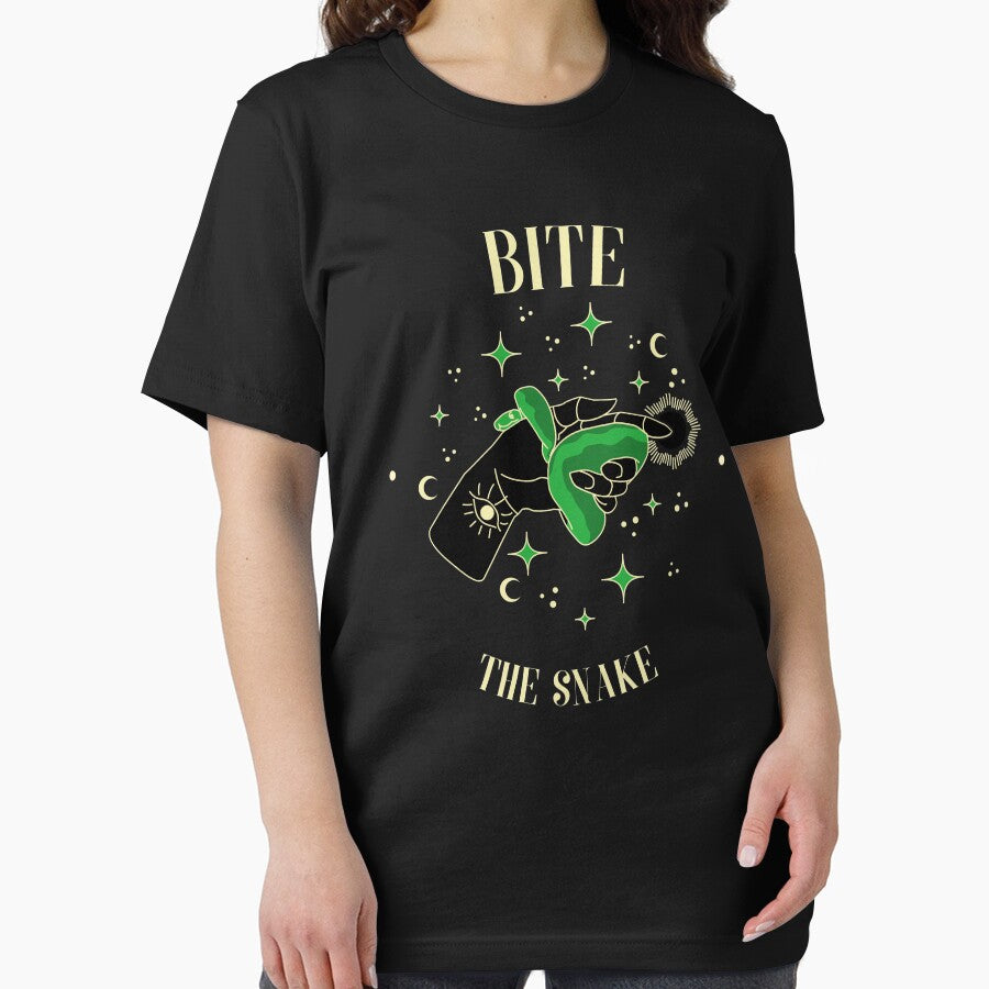 Bite the Snake Fake People cool snake shirt by DAGHO