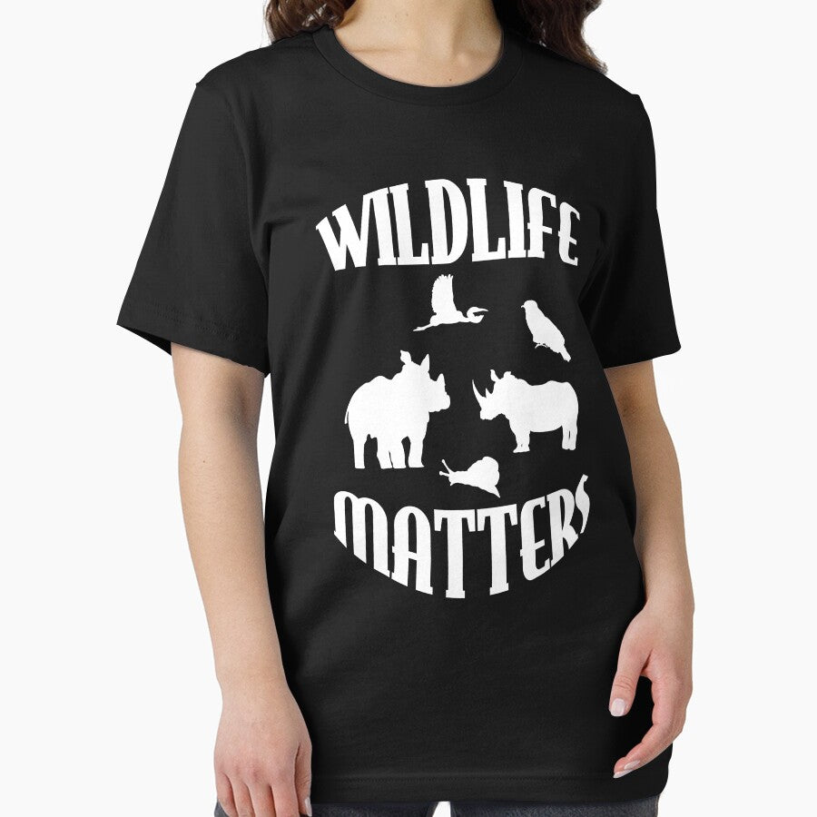 Wildlife matters design with rhinoceroses and other animals. protect the wildlife because all animal lives matter! by NobelFashion