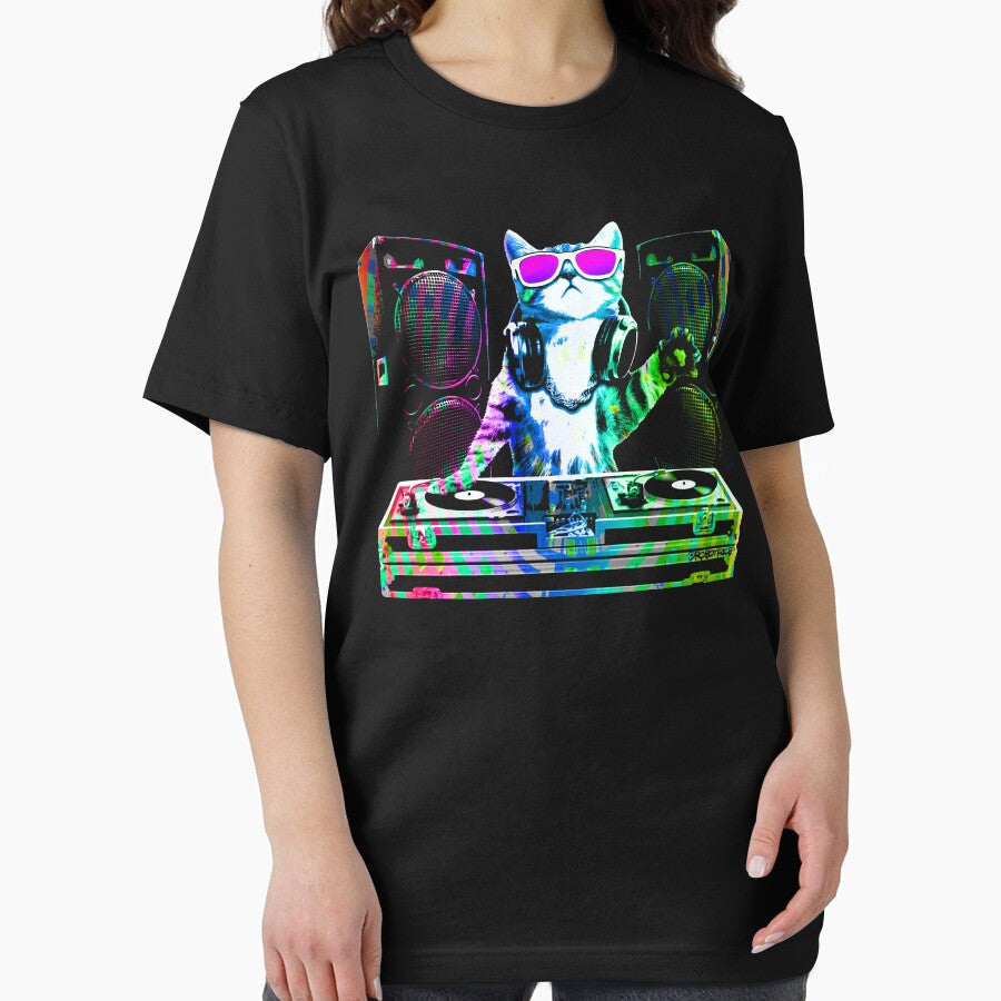 HOUSE CAT (That DJ Kitty) by ROBOTFACE T-Shirts