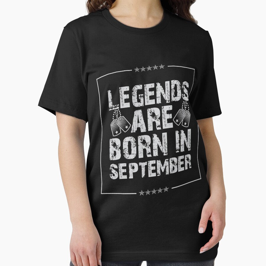 Legends Are Born In September Birthday Shirt Vintage by Orange Pieces
