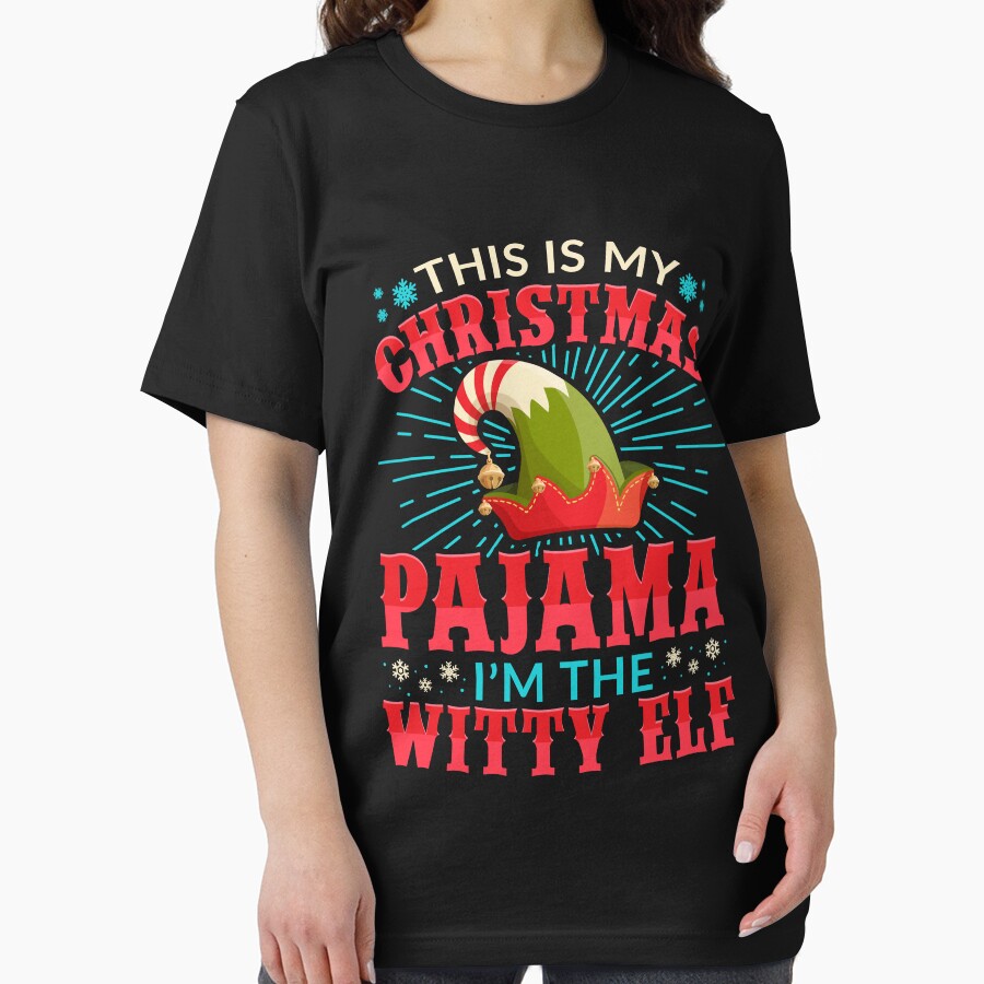 Witty Elf Matching Family Christmas Costume by Hananiah Merch