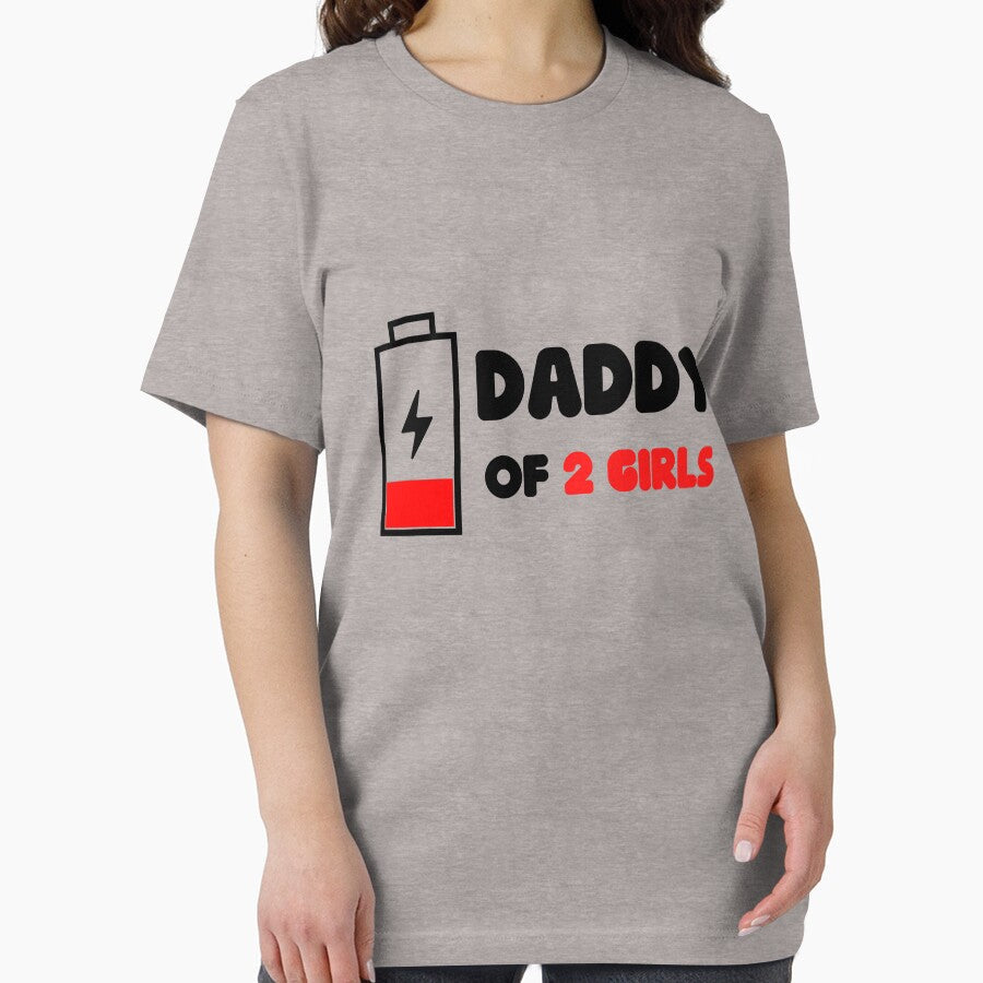 Funny DAD of 2 Girls Gift from daughter fathers Day Birthday men by BOHOVIN