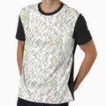 Fun and Colorful Abstract Line Design Pattern by hintprint