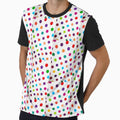 colourful polka dot print by fireNgold