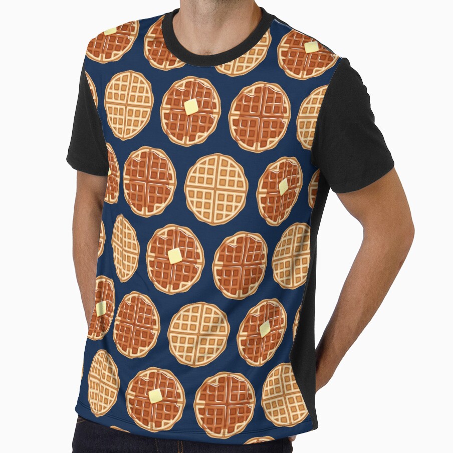 waffles - navy blue by littlearrow
