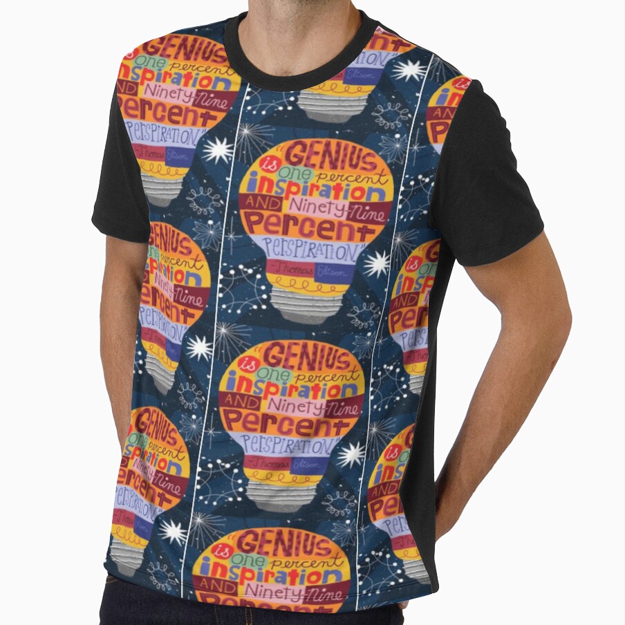 Inspiring Creativity slogan T-shirt by Fashionlover14
