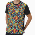 Retro 70s Boho Mandala with floral ornaments by pASob-dESIGN