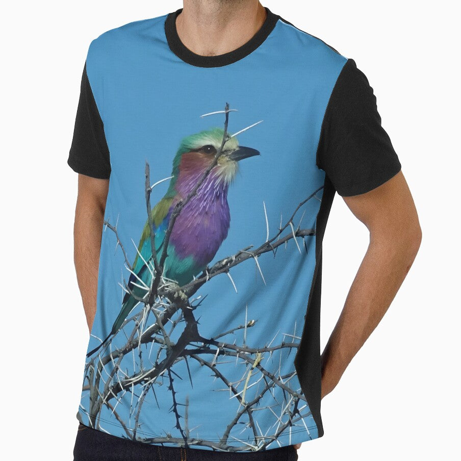 Lilac-breasted roller bird - Etosha, Namibia by Vik-Ink