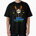 Happy Llmaween Funny Halloween Novelty T-Shirt Gift by Bendthetrend