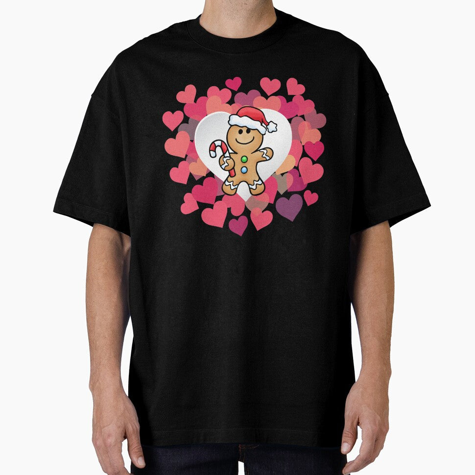 Funny Gingerbread Christmas Xmas Love Gift Novelty T-Shirt by Bendthetrend