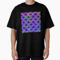 Printed image of Neon Mermaid Tail Scales Pattern by JaReVa