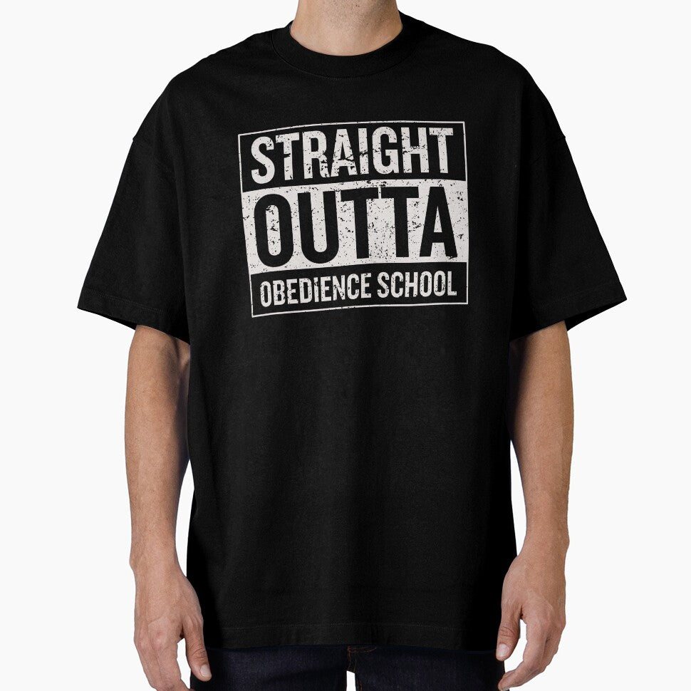 Straight Outta Obedience School | Funny Dog Owner, Dog Obedience, Dog School Humor by arlutai