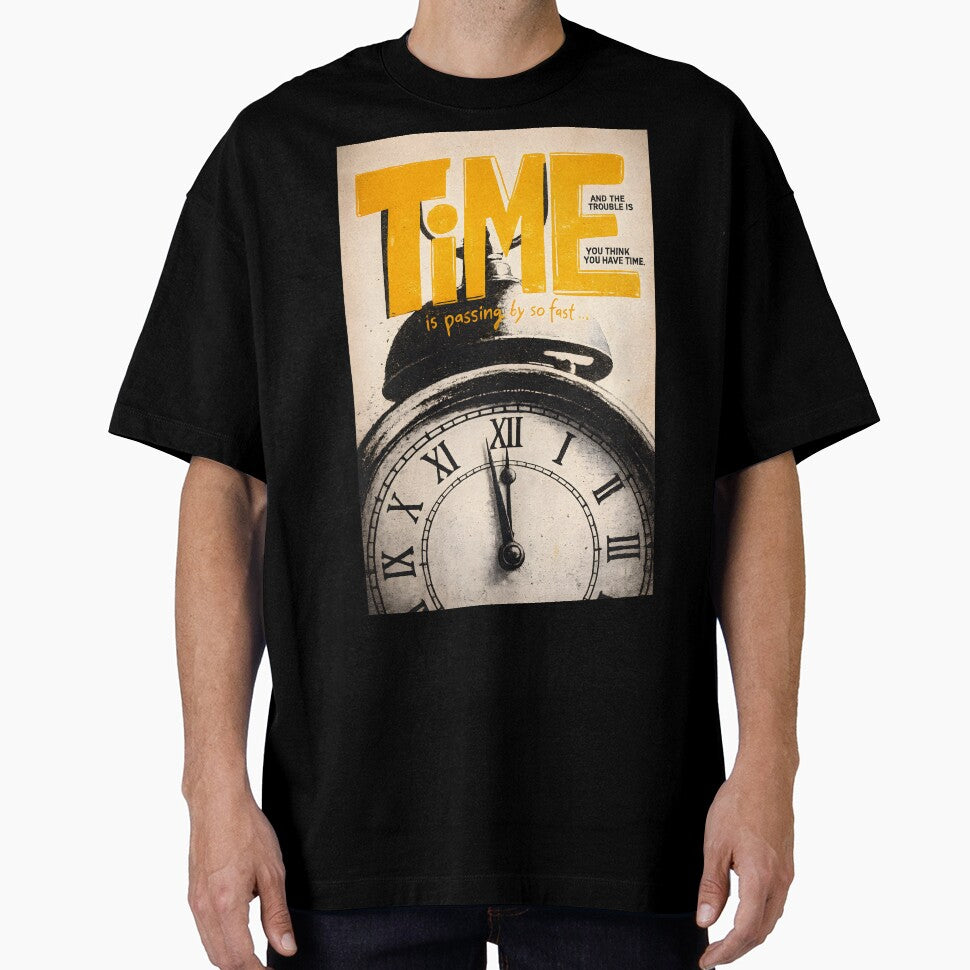Time Is Passing Fast Motivational Quote by AbstractAuraArt