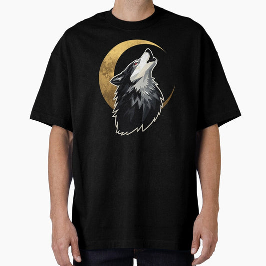 Intense Monochrome Wolf Head Illustration – Fierce Realistic Semi-Profile Art by PixelVibe782